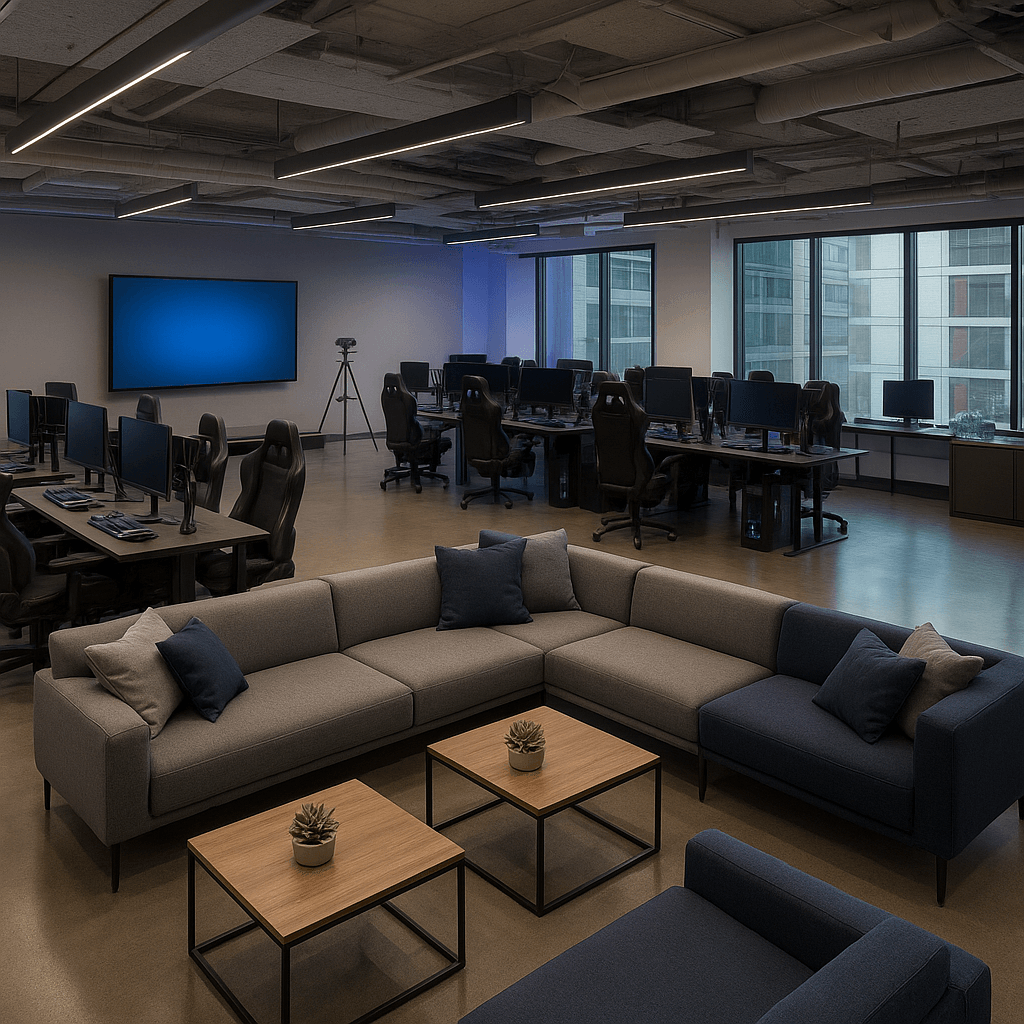 Corporate Gaming Event Setup