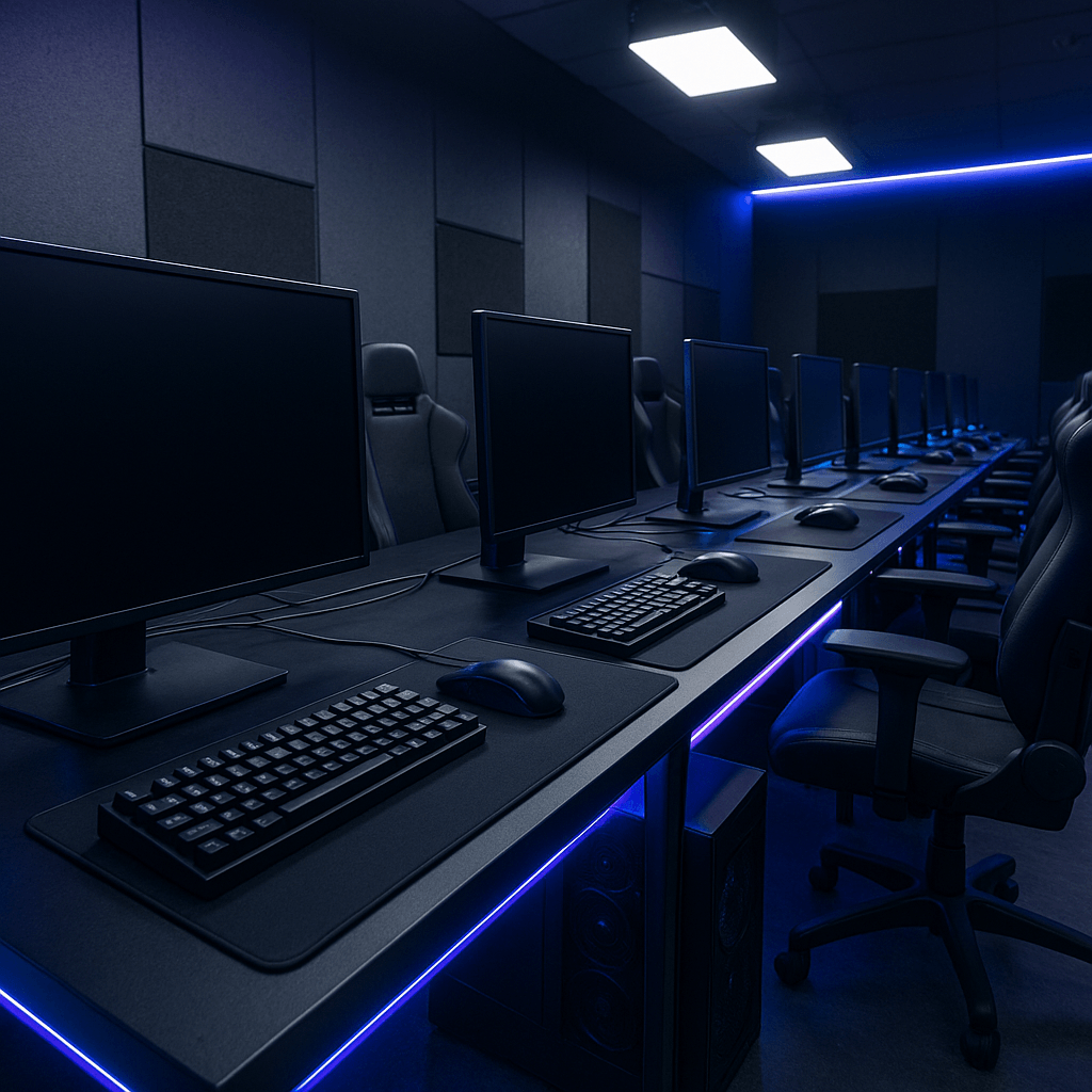 Esports Team Practice Raum